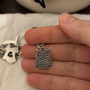 James Avery retired Hooty Owl Charm sterling silver